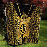 Vanuatu 46th Anniversary Of Independence Quilt Gold Style LT05 - Polynesian Pride