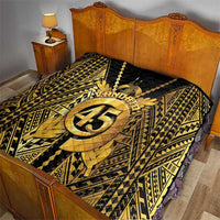 Vanuatu 46th Anniversary Of Independence Quilt Gold Style LT05 - Polynesian Pride