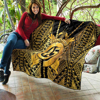 Vanuatu 46th Anniversary Of Independence Quilt Gold Style LT05 - Polynesian Pride