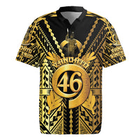 Vanuatu 46th Anniversary Of Independence Rugby Jersey Gold Style LT05 Gold - Polynesian Pride