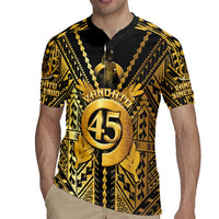 Vanuatu 46th Anniversary Of Independence Rugby Jersey Gold Style LT05 - Polynesian Pride