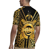 Vanuatu 46th Anniversary Of Independence Rugby Jersey Gold Style LT05 - Polynesian Pride
