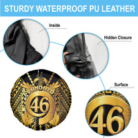Vanuatu 46th Anniversary Of Independence Spare Tire Cover Gold Style LT05 - Polynesian Pride