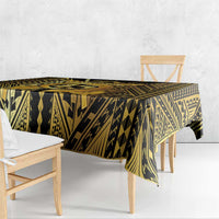 Vanuatu 46th Anniversary Of Independence Tablecloth Gold Style LT05 - Polynesian Pride