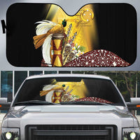 Papua New Guinea Auto Sun Shade 50 Years Of Independence - Polynesian Pride