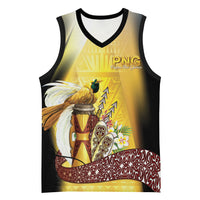 Papua New Guinea Basketball Jersey Independence Day Unique Style LT05 Unisex Gold - Polynesian Pride