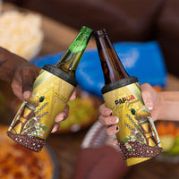 Papua New Guinea 4 in 1 Can Cooler Tumbler Independence Day Unique Style LT05 - Polynesian Pride