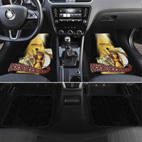 Papua New Guinea Car Mats Independence Day Unique Style LT05 Set 4pcs Gold - Polynesian Pride