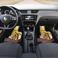 Papua New Guinea Car Mats Independence Day Unique Style LT05 Set 2pcs - Front Gold - Polynesian Pride