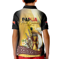 Papua New Guinea Kid Polo Shirt 50 Years Of Independence - Polynesian Pride