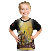 Papua New Guinea Kid T Shirt Independence Day Unique Style LT05 Gold - Polynesian Pride