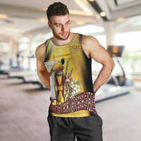 Papua New Guinea Men Tank Top Independence Day Unique Style LT05 Gold - Polynesian Pride