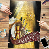 Papua New Guinea Puzzle Independence Day Unique Style LT05 Gold - Polynesian Pride