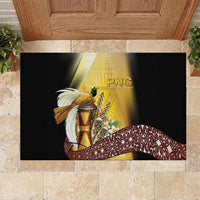 Papua New Guinea Rubber Doormat Independence Day Unique Style LT05 Gold - Polynesian Pride
