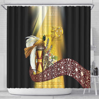 Papua New Guinea Shower Curtain Independence Day Unique Style LT05 - Polynesian Pride