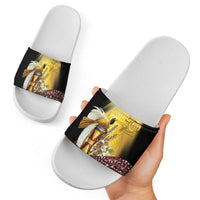 Papua New Guinea Slide Sandals Independence Day Unique Style LT05 - Polynesian Pride