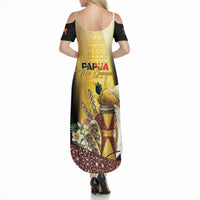 Papua New Guinea Summer Maxi Dress Independence Day Unique Style LT05 - Polynesian Pride