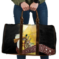 Papua New Guinea Travel Bag Independence Day Unique Style LT05 Gold - Polynesian Pride