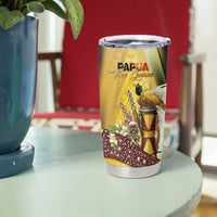 Papua New Guinea Tumbler Cup Independence Day Unique Style LT05 - Polynesian Pride