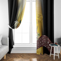 Papua New Guinea Window Curtain 50 Years Of Independence - Polynesian Pride