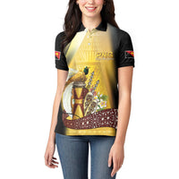 Papua New Guinea Women Polo Shirt Independence Day Unique Style LT05 - Polynesian Pride