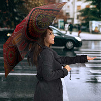Papua New Guinea Umbrella Birds Of Paradise With Aboriginal Pattern LT05 - Polynesian Pride