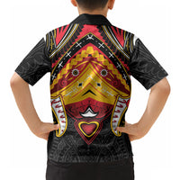 Papua New Guinea Independence Day Hawaiian Shirt Tribal Mask LT05 - Polynesian Pride