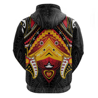 Papua New Guinea Independence Day Hoodie Tribal Mask LT05 - Polynesian Pride