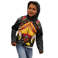 Papua New Guinea Independence Day Kid Hoodie Tribal Mask LT05 - Polynesian Pride