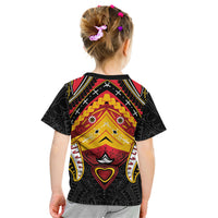 Papua New Guinea Independence Day Kid T Shirt Tribal Mask LT05 - Polynesian Pride