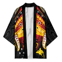 Papua New Guinea Independence Day Kimono Tribal Mask LT05 Unisex Red - Polynesian Pride