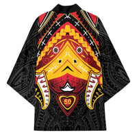 Papua New Guinea Independence Day Kimono Tribal Mask - Polynesian Pride