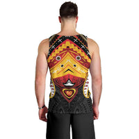 Papua New Guinea Independence Day Men Tank Top Tribal Mask - Polynesian Pride
