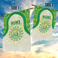 Kuki Independence 2026 Garden Flag Cook Islands 15 Finest White Version