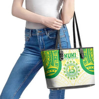 Kuki Independence 2026 Leather Tote Bag Cook Islands 15 Finest White Version