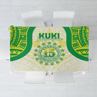 Kuki Independence 2026 Tablecloth Cook Islands 15 Finest White Version