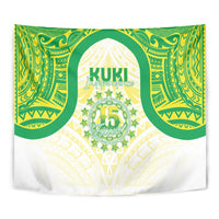 Kuki Independence 2026 Tapestry Cook Islands 15 Finest White Version