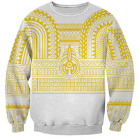 Philippines Filipinos Sweatshirt Igorot Tribal Pattern White