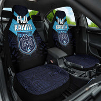 Fiji Kaiviti Rugby Car Seat Cover Fiji Tapa Pattern LT05 One Size Blue - Polynesian Pride