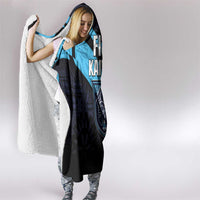 Fiji Kaiviti Rugby Hooded Blanket Fiji Tapa Pattern LT05 - Polynesian Pride