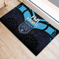 Fiji Kaiviti Rugby Rubber Doormat Fiji Tapa Pattern LT05 - Polynesian Pride