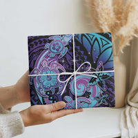 Hawaii Makahiki Turtle Wrapping Paper Spiral Polynesian Tattoo - Polynesian Pride