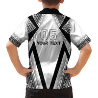 Custom Bula Fiji Football Family Matching Long Sleeve Bodycon Dress and Hawaiian Shirt Go Champions - Polynesian Pride