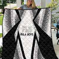 Bula Fiji Football Quilt Go Champions - Polynesian Pride