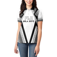Custom Bula Fiji Football Women Polo Shirt Go Champions - Polynesian Pride