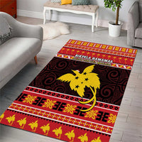 Papua New Guinea Christmas Area Rug Santa Raggiana