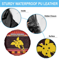 Papua New Guinea Christmas Spare Tire Cover Santa Raggiana
