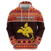 Papua New Guinea Christmas Zip Hoodie Santa Raggiana