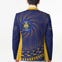 Nauru Angam Day Blazer Polynesian Tribal Pattern Unique Style - Polynesian Pride