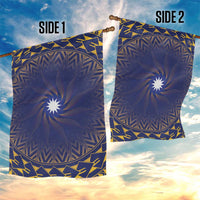 Nauru Angam Day Garden Flag Polynesian Tribal Pattern Unique Style - Polynesian Pride